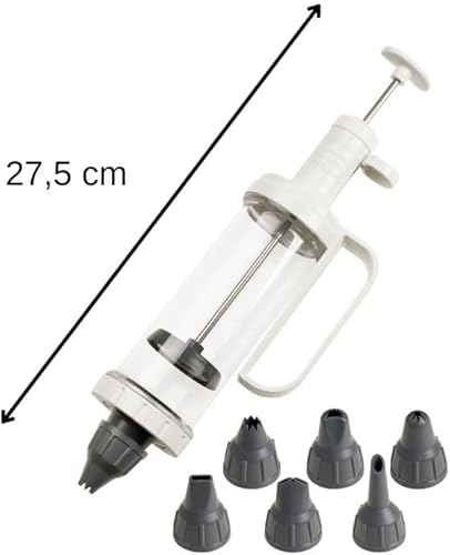Miniatura 3 de Dr. Oetker Jeringa de glaseado con una sola mano con 6 boquillas