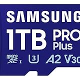 Samsung Memorie MB-MD1T0SA PRO Plus Scheda MicroSD per Mobile e Console Gaming da 1TB, UHS-I U3, Fino a 180 MB/s