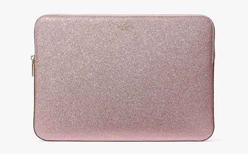 Housse PC 15 pouces Kate Spade Glimmer finition luxe Rose moufle protectrice