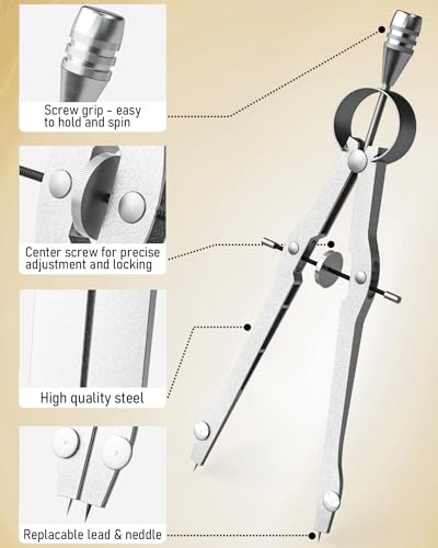 Nicpro MG517 20Pcs Professional Geometry Set thumb #3