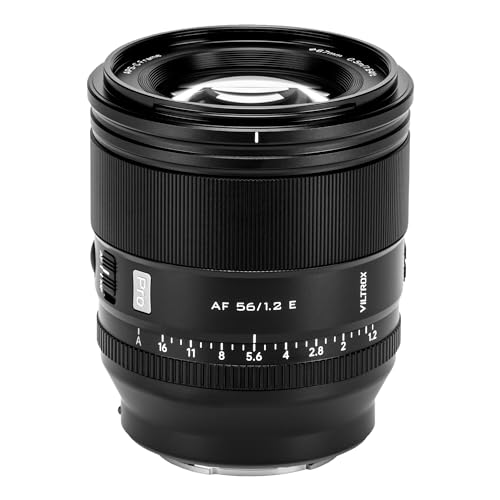 Image of VILTROX 56mm F1.2 Pro E, AF 56mm f /1.2 E for Sony E-Mount, F1.2 Large Aperture Portrait Lens for Sony A7 IV A7C II A6700 ZV-E10 II A7R V A7S III A6400 FX30 A6600