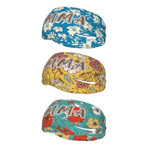 Bandanas Deportivas Personalizadas con Nombre, Logotipo y Texto. Bandana Personalizada para Hombres y Mujeres. Diadema para Gimnasio, Yoga, Correr, fútbol.