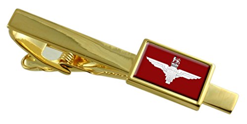 Clip de corbata militar de Inglaterra, el regalo ideal de oro para paracaidistas coleccionistas