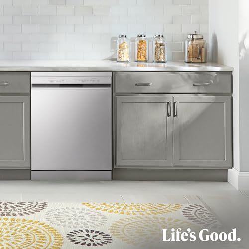 Miniatura 14 de Lg Df243fv - Lavavajillas Con Función Quadwash, Sistema Easyrack, Sistema Autodiagnóstico, Clasificación D, 14 L, Inox Antihuellas