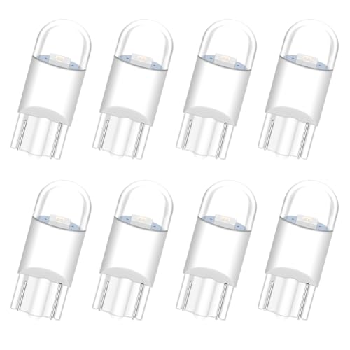 SOFOC T10 LED Bulb Blue 24V AC/DC Wedge Base for Car Dashboard Light Ambient Lighting Indicator Bulb 168 194 501 W5W 10Pcs