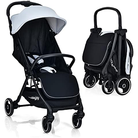 COSTWAY Ein-Knopf-Klappbarer Kinderwagen, Leichter Kinderbuggy Cover