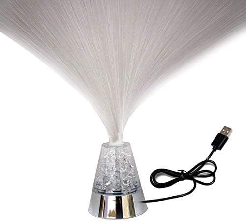 Fiber Optic Lamp Color-Changing USB or Battery Powered Fairy Decoration Night Lights Mood Novelty Lamps for Bedroom Parties WeddingsWithout Remote Control