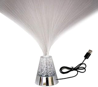 Fiber Optic Lamp Color-Changing USB or Battery Powered Fairy Decoration Night Lights Mood Novelty Lamps for Bedroom Parties WeddingsWithout Remote Control