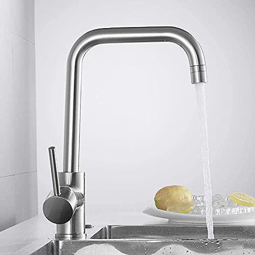 Robinet de cuisine en nickel noir mitigeur evier haut de gamme - 4