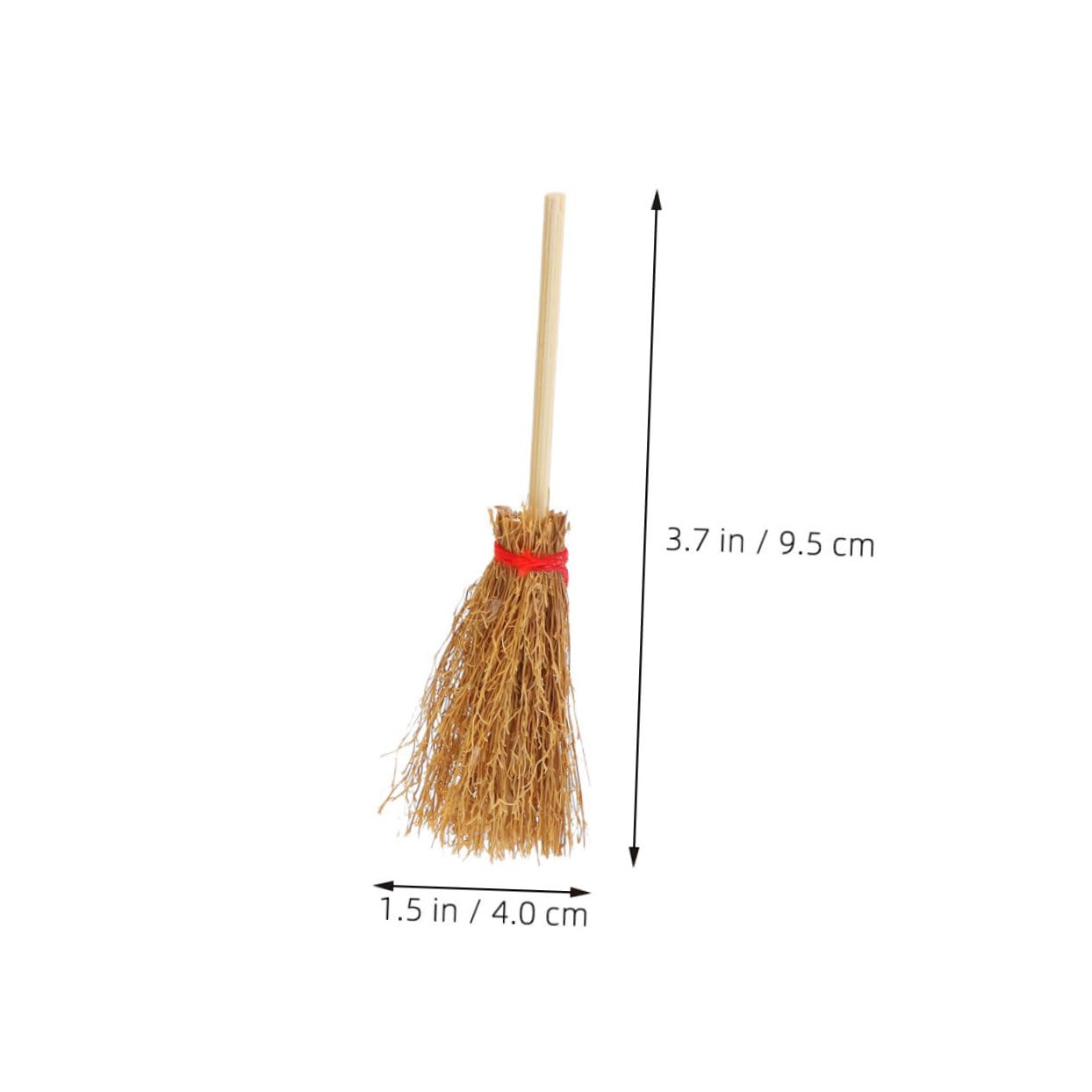 HONMEET Dollhouse Cleaning Accessories 24pcs Mini Broom and Mop for Micro Landscape Furniture Decor