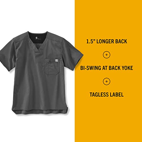Image of Carhartt Ripstop & Sub-Scrubs Scrubs for Men, Utility Scrub Tops