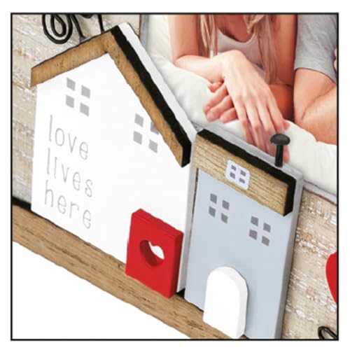 Generico Cornice portafoto in Legno per Foto 10x15...