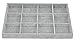 ORIGIA 12 Grids Velvet Jewelry Tray Showcase Display Storage Closet Drawer Organizer