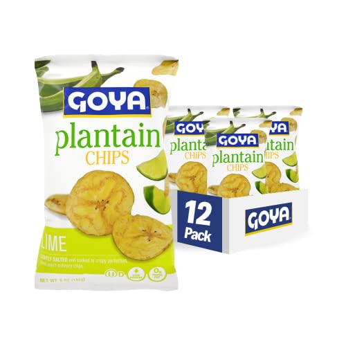 Goya Foods Plantain Chips, Lime, 5 Ounce (Pack of 12) - image 1