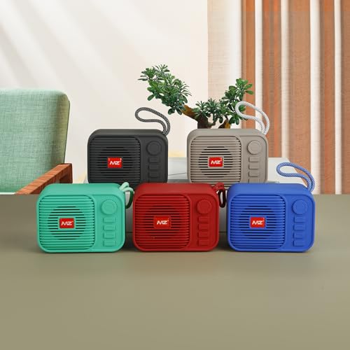 Image of MZ M208 (Portable Bluetooth Speaker) Dynamic Thunder Sound with High Bass, 5W Power with 1200mAh Battery (Gray)