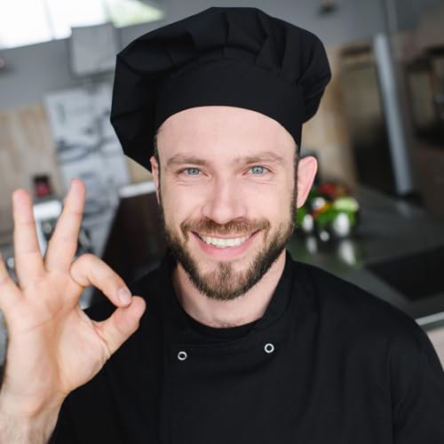 PALLTEX Nozomi LS Kochjacke Unisex Kochjacke Damen Kochjacke Herren Schwarz/Weiss Kochkleidung Professional Chef Uniform Langarm (Schwarz, XL) – Bild 6