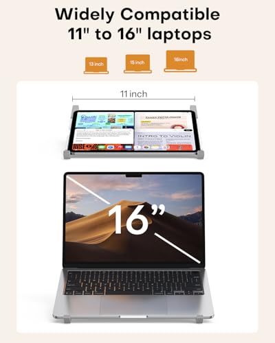 OMOTON Foldable Aluminum Laptop Stand — view 3