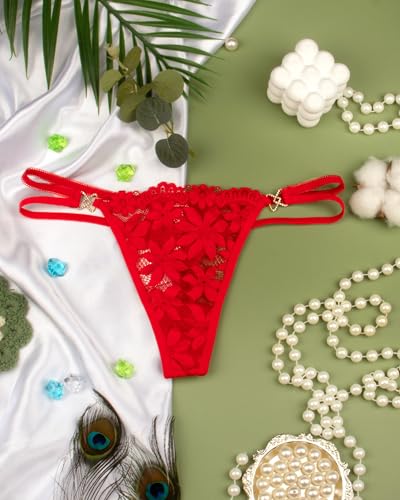 Image of Banamic Sexy Thongs for Women G-String Thongs with Double Straps Panties