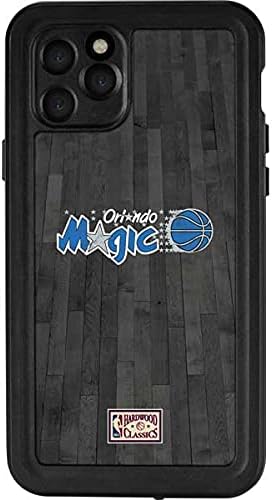 Skinit Waterproof Phone Case Compatible with iPhone 11 Pro - Officially Licensed NBA Orlando Magic Hardwood Classics Design Grey