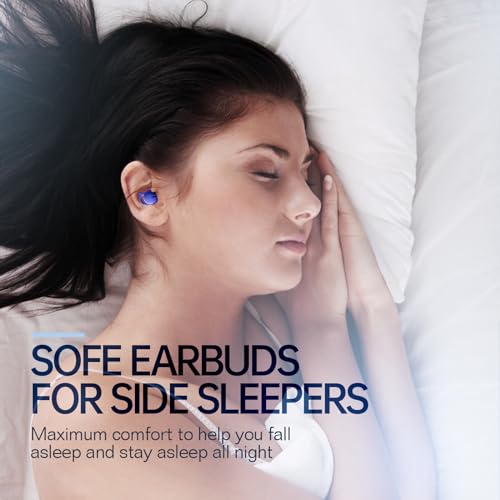 Image of Invisible Sleep Headphones,Sleep Earbuds for Side Sleepers,Small Comfortable Fit Noise Blocking Sleeping Ear Buds,Bluetooth 5.3 Wireless Earbuds, in-Ear Ear Buds for Sleeping, Working (Blue)