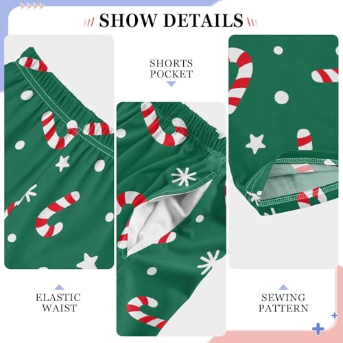 ZZKKO Candy Christmas Boys Pants for Kids Jogger Pants with Pockets S-XL4