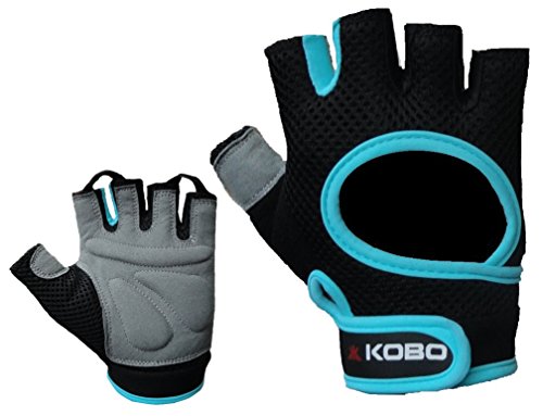 Kobo Gym Gloves Unisex Hand Protector for Fitness Weight Lifting