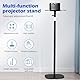 OUGPIU Beamer Ständer mit Paletten Desktop Projektor Ständer Projektorhalterung,Bodenständer Laptop Notebook DJ Equipment Stativ Tray Halter,Höhenverstellbar 45-125cm (E)