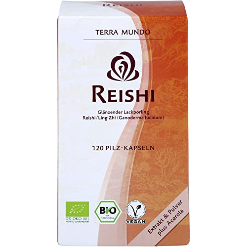 Preisvergleich Produktbild Terra Mundo Reishi BIO Vitalpilz 400 mg Kapseln, vegan, BIO-Qualität, 120 Stück