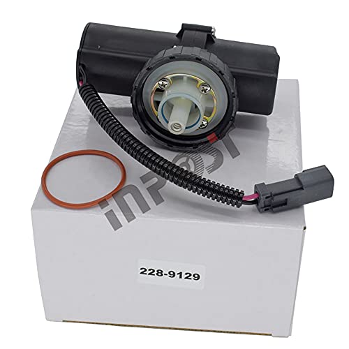 INPOST Bomba de combustible eléctrica de 12 V 249-7669 228-9129 para retroexcavadora Caterpillar CAT 428D 428E 430D 432D 432E 434E 444E 414E 416D 416E 420D 420E 424D 252B 2B 28-91 29