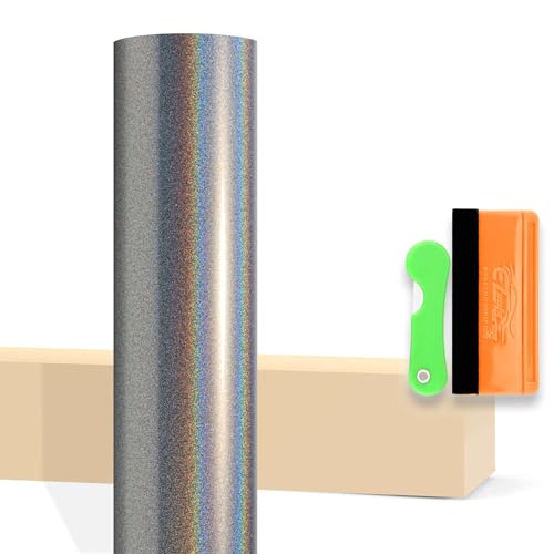 Vinyle argenté brillant métallisé arc-en-ciel pour un covering auto unique
