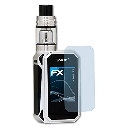 atFoliX Anti Shock Screen Protector Compatible with Smok G-Priv 2 Protector Film, Ultra Clear and Shock Absorbing FX Screen Protector (2X)