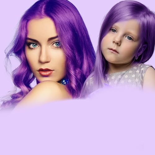 COLAYERIST紫一時的カラーワックスォッシャブル男女兼用（だんじょけんよう）ヘアカラーワックス、パーティーやコスプレ用のヘアー カラー ワックス用のヘアメイクアップペイントワックス、ワンデイヘアカラー