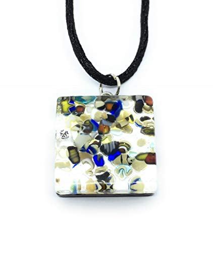 Murano Glass-Pendente in murrina Millefiori