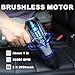 Yougfin Car Vacuum Cleaner Cordless, 3 in 1 Handheld Vacuums Brushless Motor High Power 12500PA Compressed Air Dusters Cordless Vacuum Cleaners for Car Home