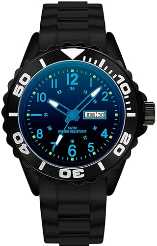Montre à quartz analogique pour femme au design décontracté blanc bleu et noir