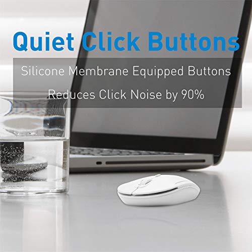 Macally Wireless Ergonomic Keyboard and a Quiet Click Mouse, Work Like You're Supposed to.