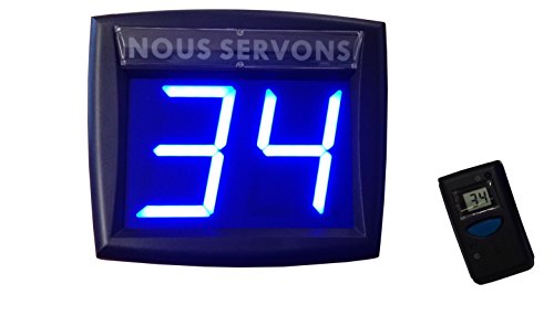 Système My-Turn file d'attente avec couleur LED bleu unique au monde
