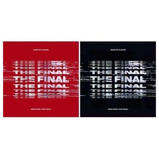 Ikon – [NewKids:The Final] CD aleatório do álbum de EP + pôster (on)+livro + cartão fotográfico + adesivo K-POP selado