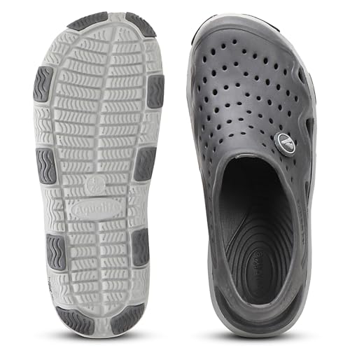 Image of Aqualite AL-635 Slip-On Clogs for Men with Back-Strap Lightweight & Quick Dry, Anti-Skid EVA Sandal for Men