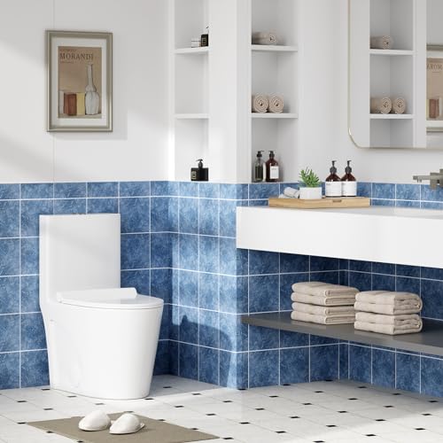 Inodoro de una pieza para baño, altura cómoda de 16 pulgadas, taza alargada con tapa de bloqueo inferior, asiento de cierre suave, sistema de doble descarga, descarga potente miniatura 3