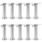Perno a Forcella con Copiglia, Foro Singolo M8 x 40 mm, Inox 304, 10 Set