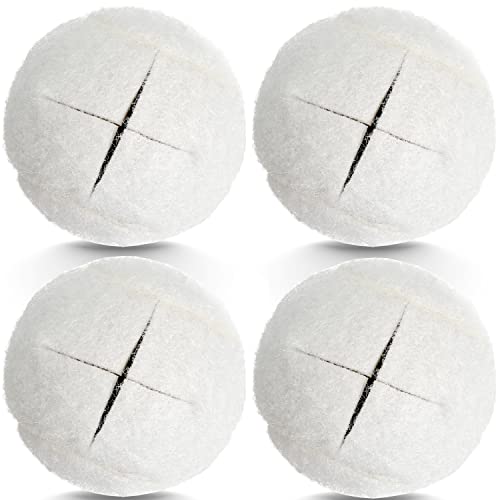 HPWFHPLF Balles tennis précoupées pour marchettes 4 pcs
