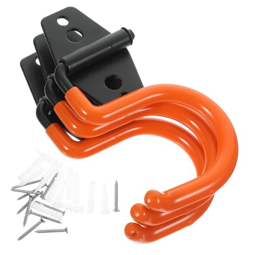 DONFAMDS 3個 ガレージ用重荷重属収納フック 厚手設計で工具 ガーデン用品 自転車収納に 壁掛け対応頑丈オーガナイザー