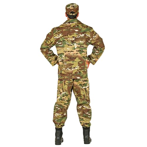 W WIDMANN MILANO - Déguisement Vache Gaia - Combinaison Avec Pis - Taille L - Carnaval, Fête