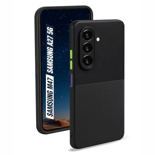 Image of AIBEX Premium Back Cover Case Compatible for Samsung F70 Pro 5G / Samsung M47 5G / Samsung A27 5G| Scratch & Drop Tested Shockproof Matte Texture Case with Soft Microfibre Lining | Slim Fit Cover