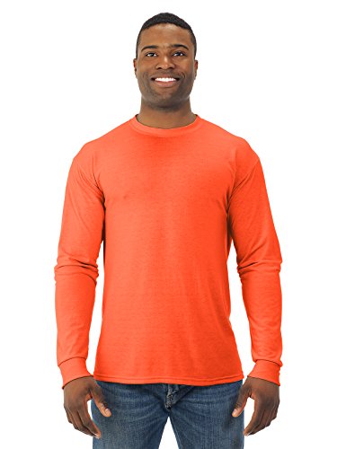 Jerzees Mens DRI-POWER Sport Long Sleeve Crew T-Shirt, JZ21MLR, 3X