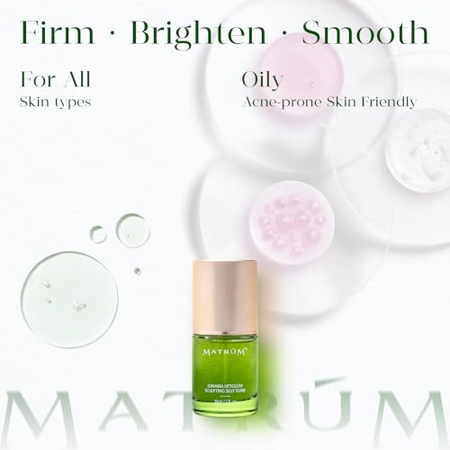 MATRÚM Organic Anti Aging Serum, Ultra-Light Texture, 100% Nature Glow Serum for Face, Firming Antioxidant Facial Oil with Retinol, Camellia Seed + Sea Buckthorn Oil + Aloe, Safe For Sensitive Skin — view 2