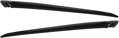 Miniatura 5 de Par (2) Moldura exterior para parabrisas para pasajero derecho y lado izquierdo del conductor 2014-2019