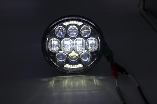 farol da motocicleta 80W 5 3/4 5,75 polegadas Farol LED com DRL Para Sportster Iron 883 1200 Dyna St