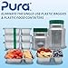 Pura Lunch Insulated Stainless Steel Jar - Kitchen Food Storage Containers with Lids for Hot Lunch or Cold Food - Portable, Zero BPA, Zero Plastic & Easy to Clean for All Ages - 9 oz